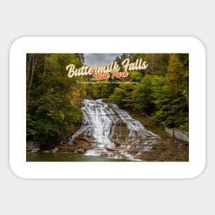 Buttermilk Falls Ithaca New York Sticker